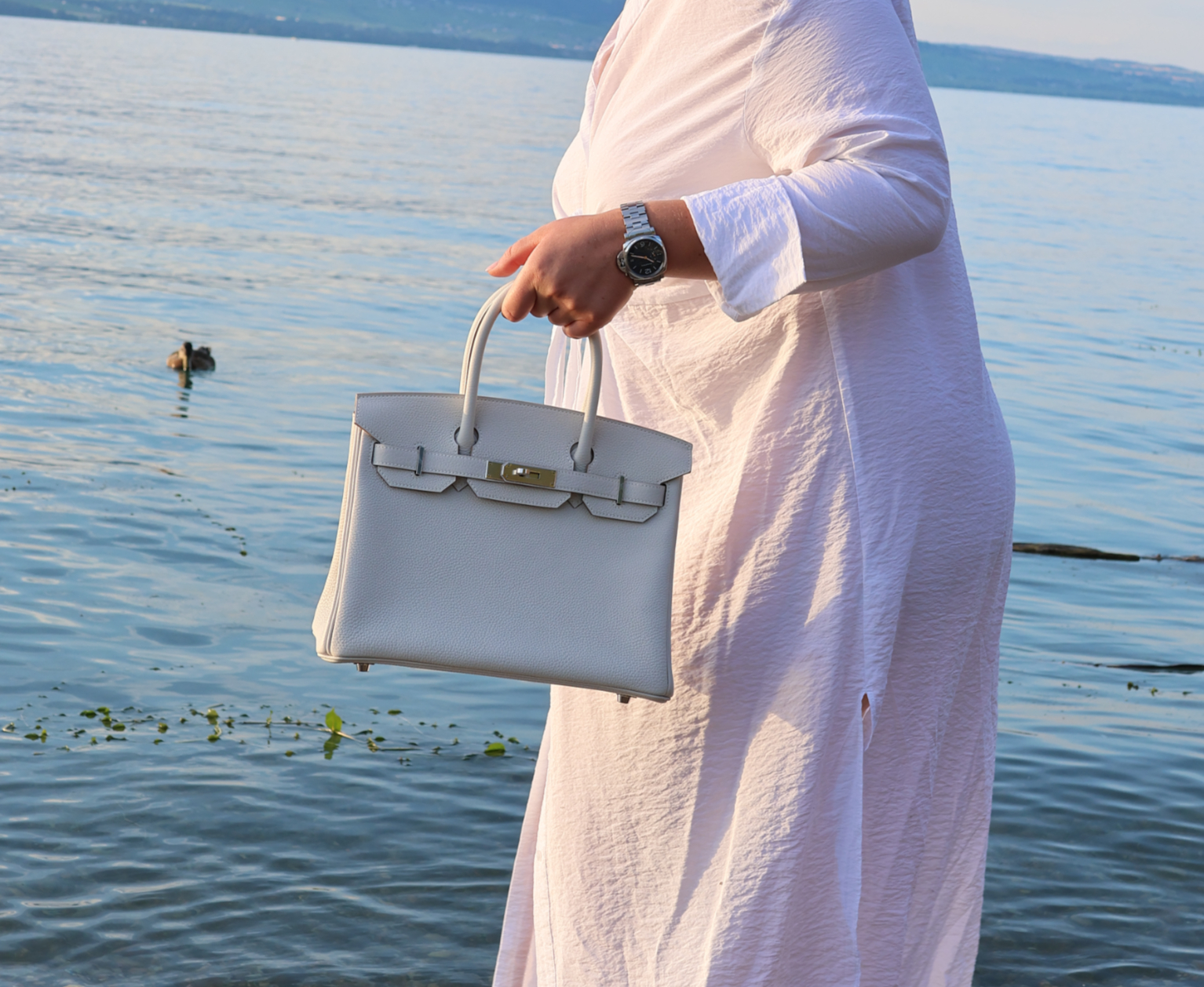 BIRKIN 30 GRIS PALE TOGO PHW