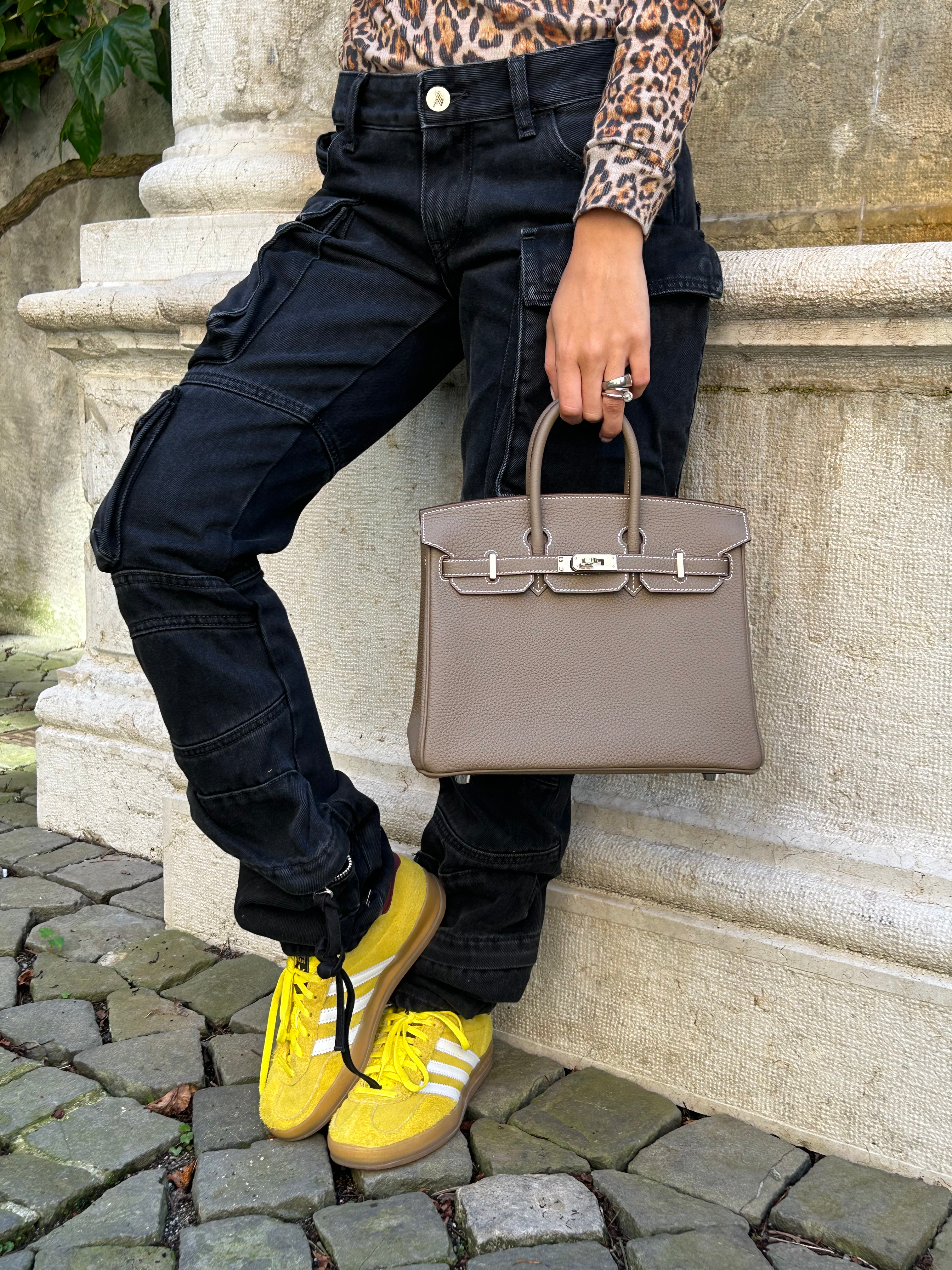 Birkin 25 Etoupe PHW