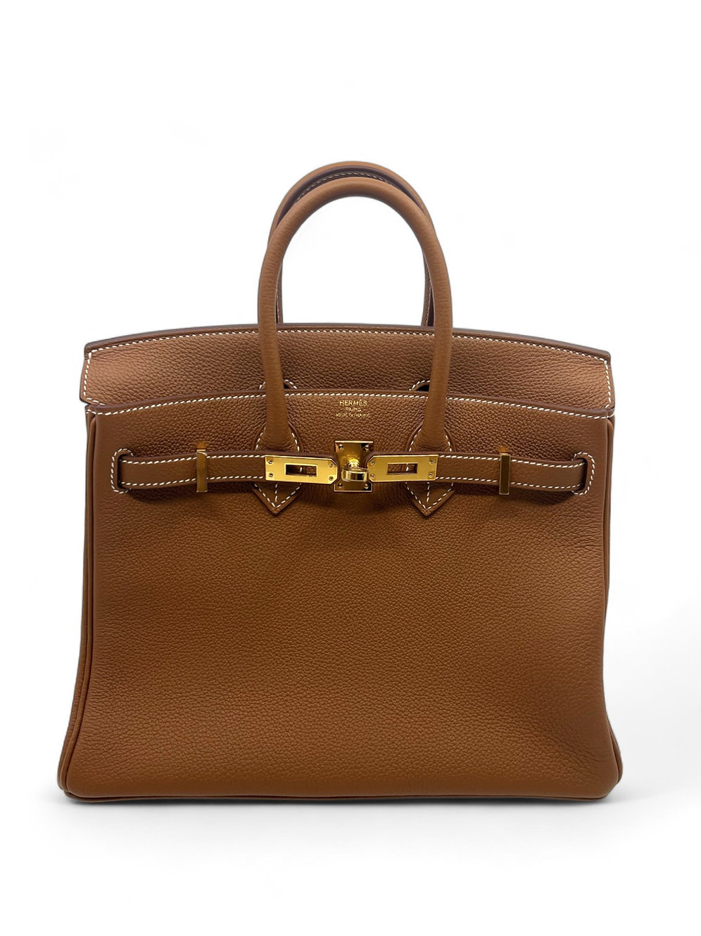 BIRKIN 25 GOLD TOGO GHW