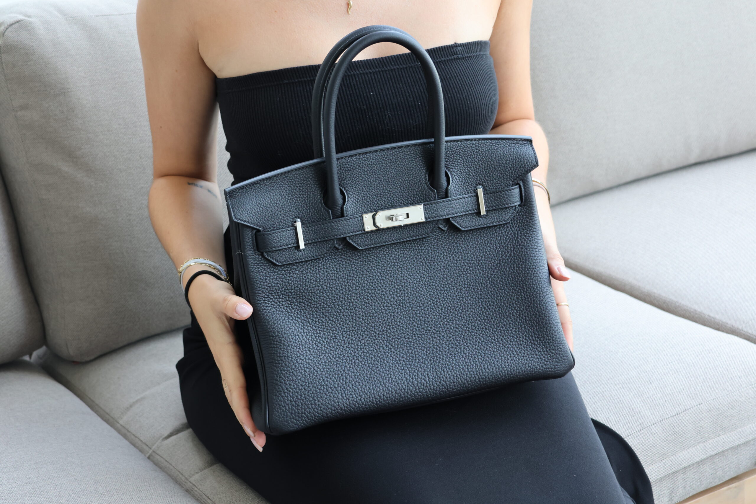 BIRKIN 30 NOIR TOGO PHW