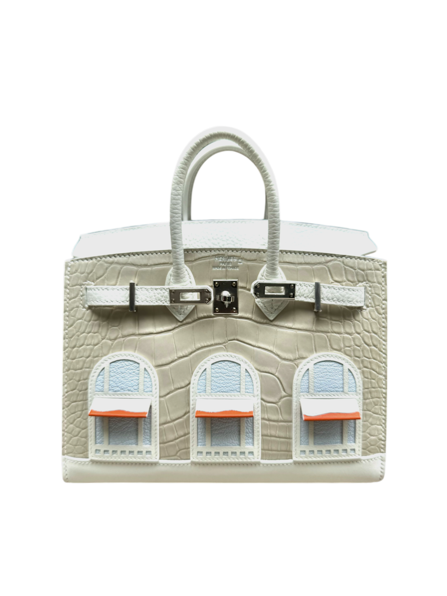 BIRKIN 20 FAUBOURG MATTE ALLIGATOR BETON