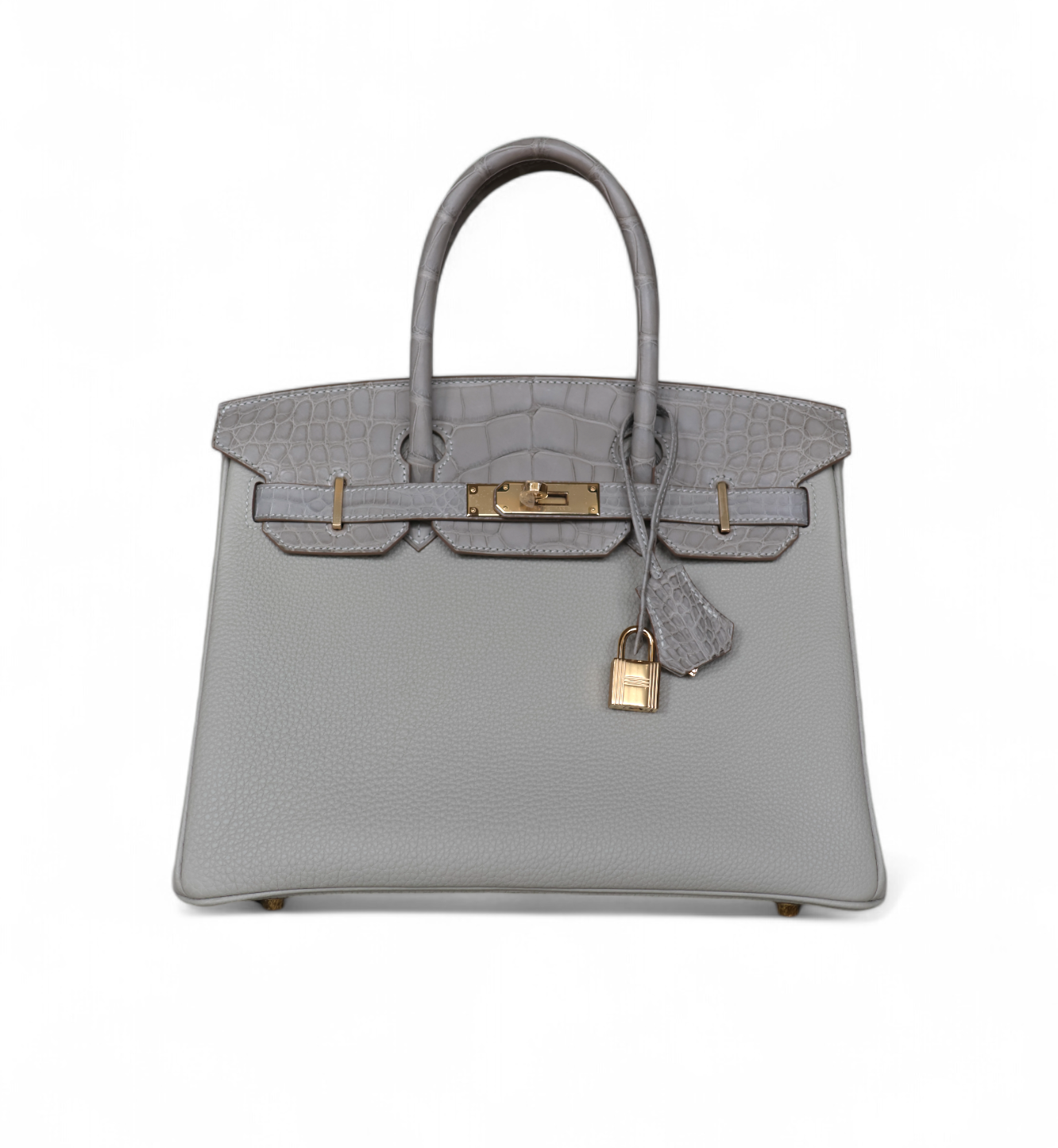 Birkin 30 Touch Aligator and Togo Gris Perle - W 2024